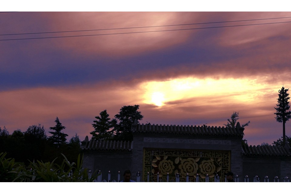 北京南海子公园的黄昏时刻 摄影:笑琰(靳新国)