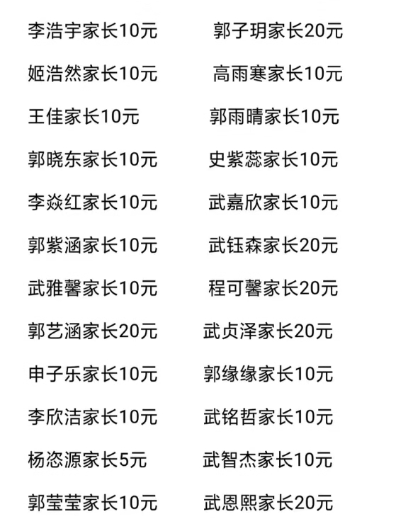 冀南新区台城学区台城中心小学 二年级全体师生及家长 为中国武汉加油