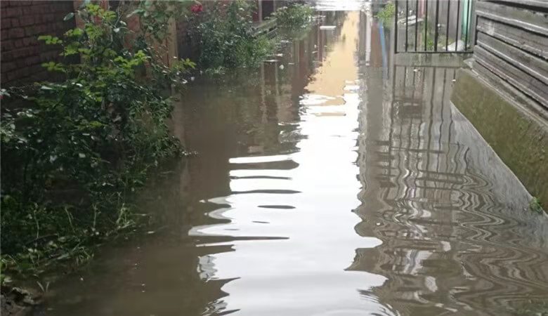 暴雨过后的夏邑农村