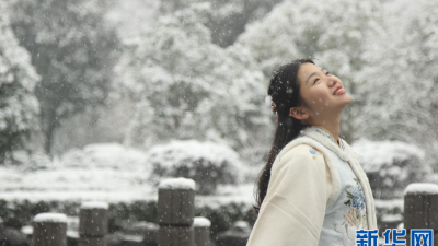 江西修水：银装素裹 雪落成诗